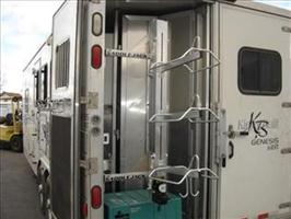 Our electric saddle rack can be made to fit almost any horse trailer.